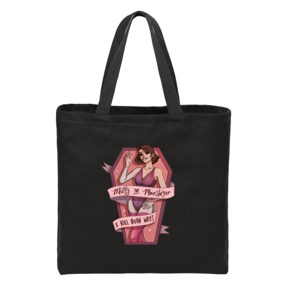 Muffy the Manslayer Tote Bag Thumbnail